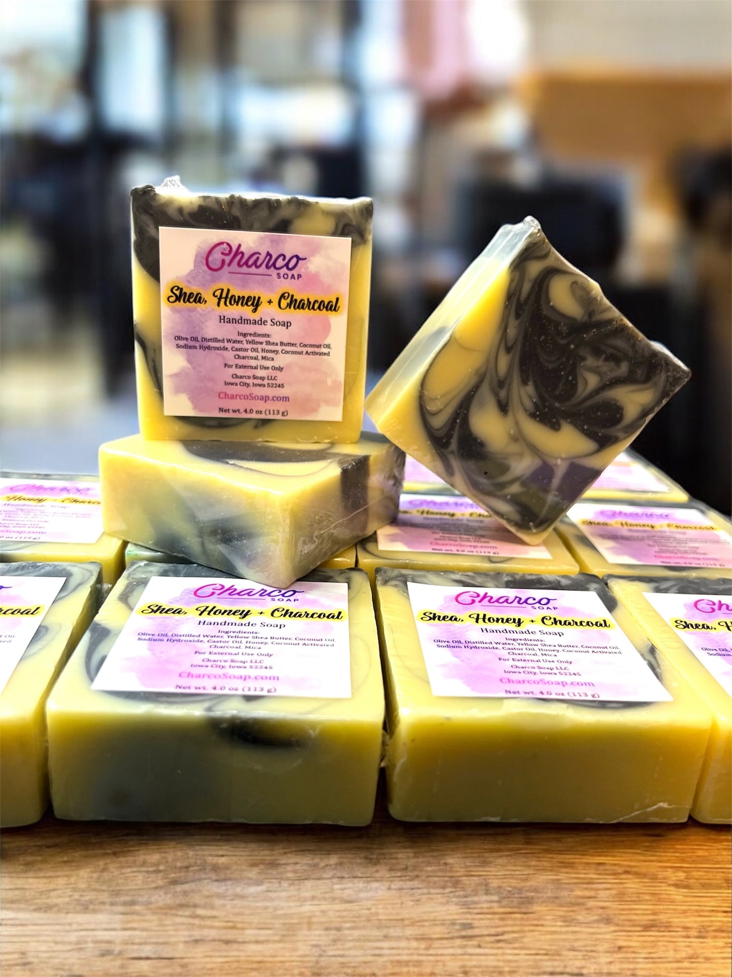 Shea, Honey + Charcoal