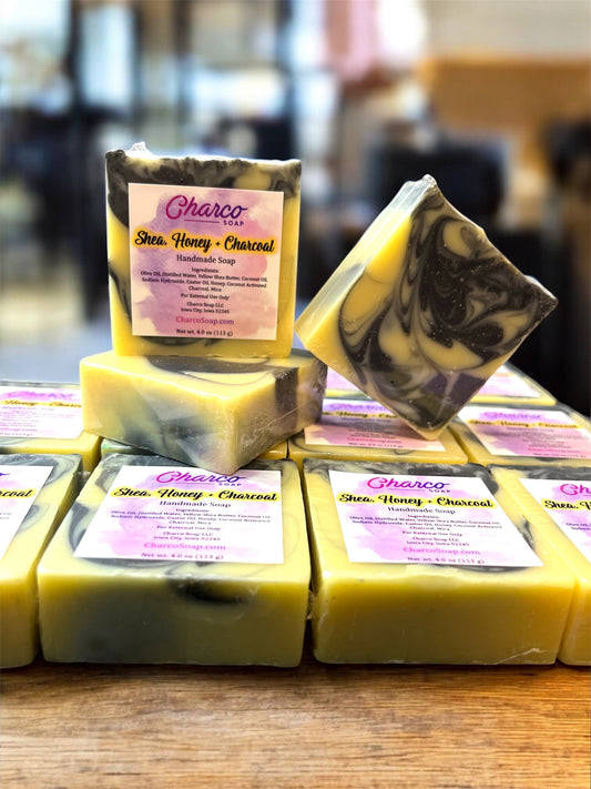 Shea, Honey + Charcoal